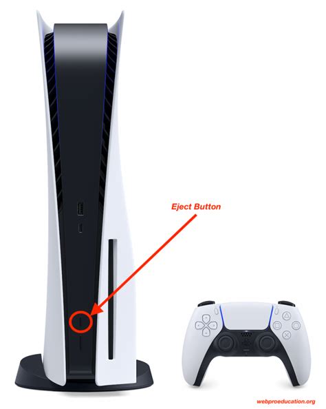 PS5 ejection button